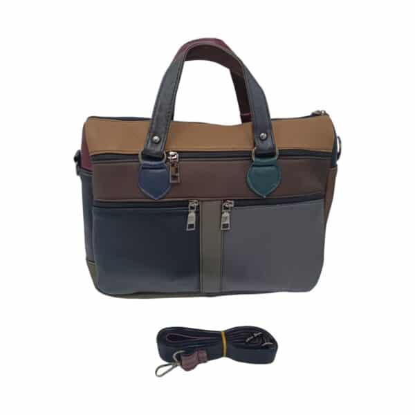 Geantă damă din piele naturală multicoloră Celeste – Model YG110-7