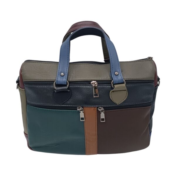 Geantă damă din piele naturală multicoloră Celeste – Model YG110-8