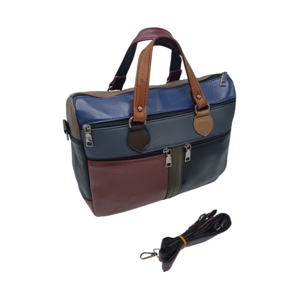 Geantă damă din piele naturală multicoloră Celeste – Model YG110-9