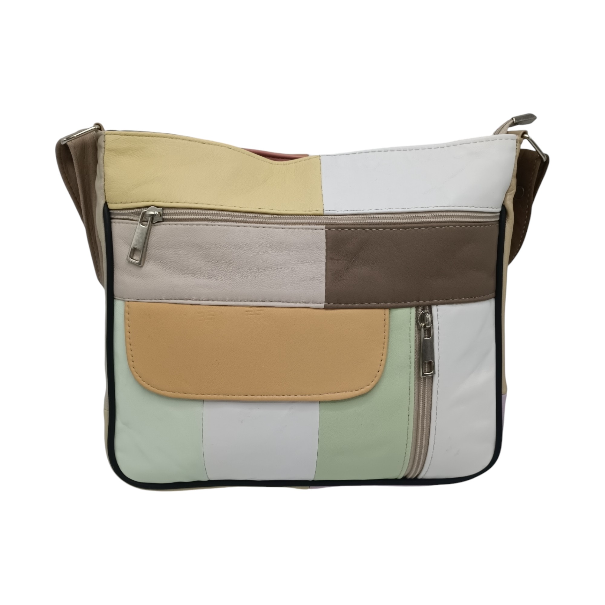 Geanta dama, piele naturala, R45-JM41- (3) Geanta Damă Lucia R45-JM41,Multicolor , Piele Naturală, dimensiune 27 x 8 x 22 cm