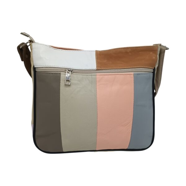 Geanta Damă Lucia R45-JM41,Multicolor , Piele Naturală, dimensiune 27 x 8 x 22 cm