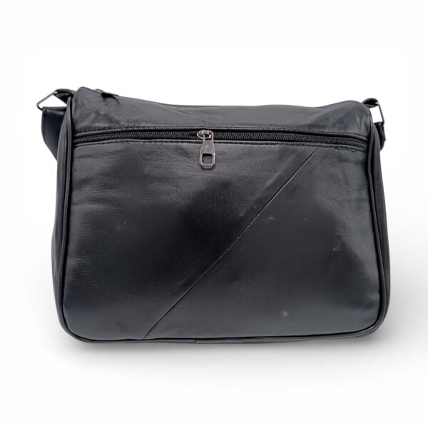 Geanta Damă Lucia R45-JMN5 (culoare Negru), Piele Naturală, dimensiune 28 x 9 x 23 cm