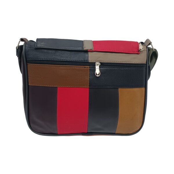 Geantă Damă Unicat Lucia R45-491, Piele Naturală, Multicolor