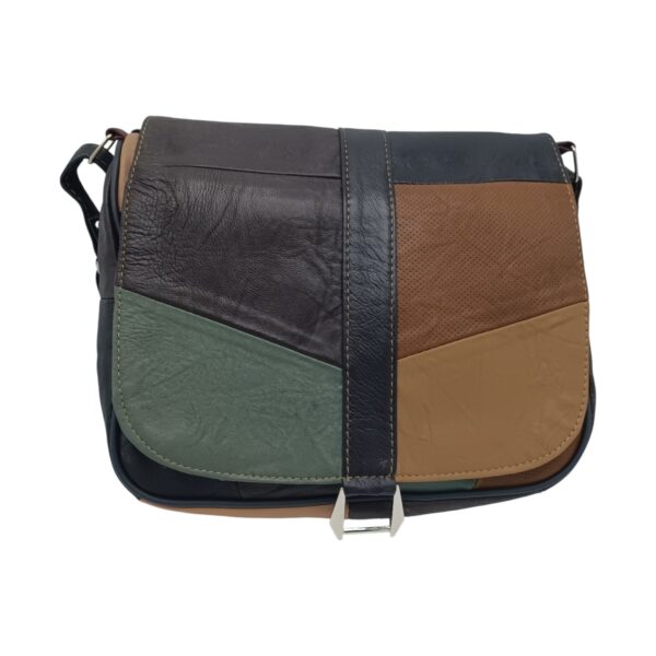 Geantă Damă Unicat Lucia R45-492, Piele Naturală, Multicolor