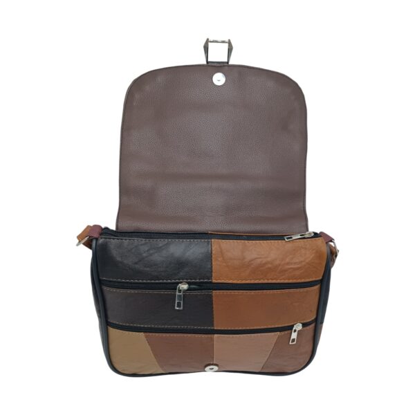 Geantă Damă Unicat Lucia R45-493, Piele Naturală, Multicolor