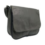 Geantă Damă, Piele Naturală, Lucia R45-CG - Verde Militar