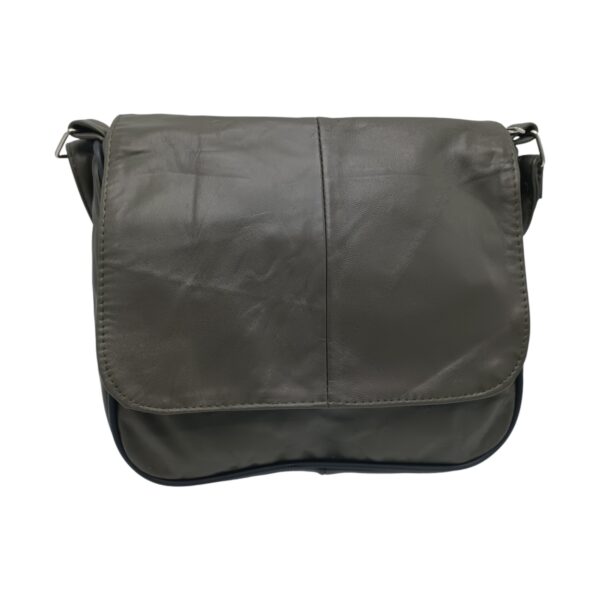 Geantă Damă, Piele Naturală, Lucia R45-CG - Verde Militar