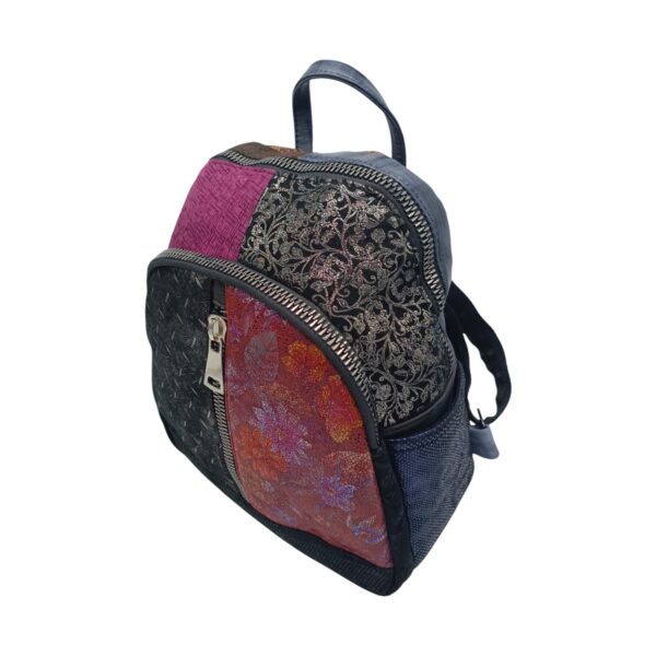 Rucsac damă Multicolor din piele naturală – Selina Unique S100-18