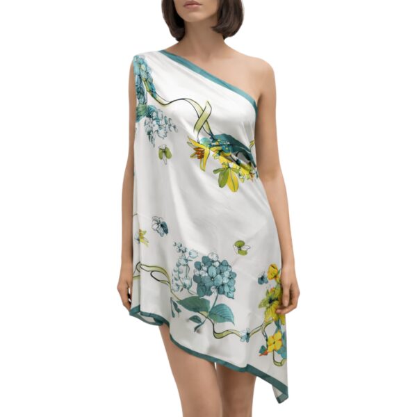 Eșarfă Feeling Silk – Alexa G&D-201 (85×180 cm) | Design Floral Premium, Cutie Cadou