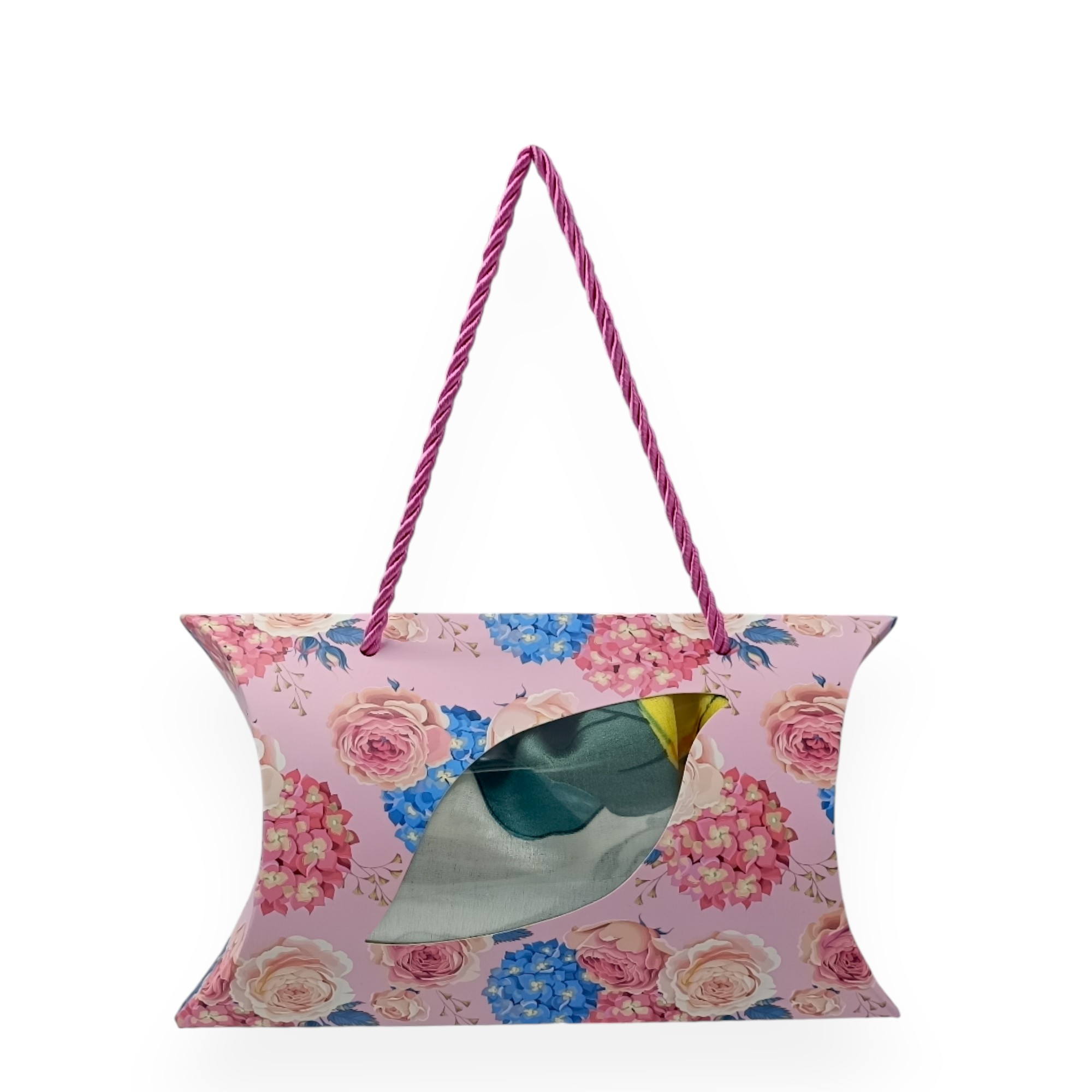 Eșarfă Feeling Silk – Alexa G&D-201 (85×180 cm) | Design Floral Premium, Cutie Cadou