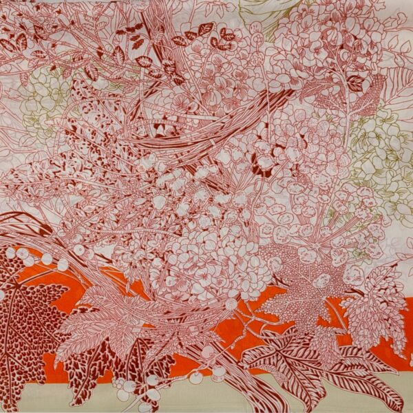 Eșarfă Feeling Silk – Alexa G&D-206 (85×180 cm) | Amber Garden, Cutie Cadou