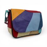 Geantă Damă Crossbody Lucia R45X-32, Piele Naturală Multicolor