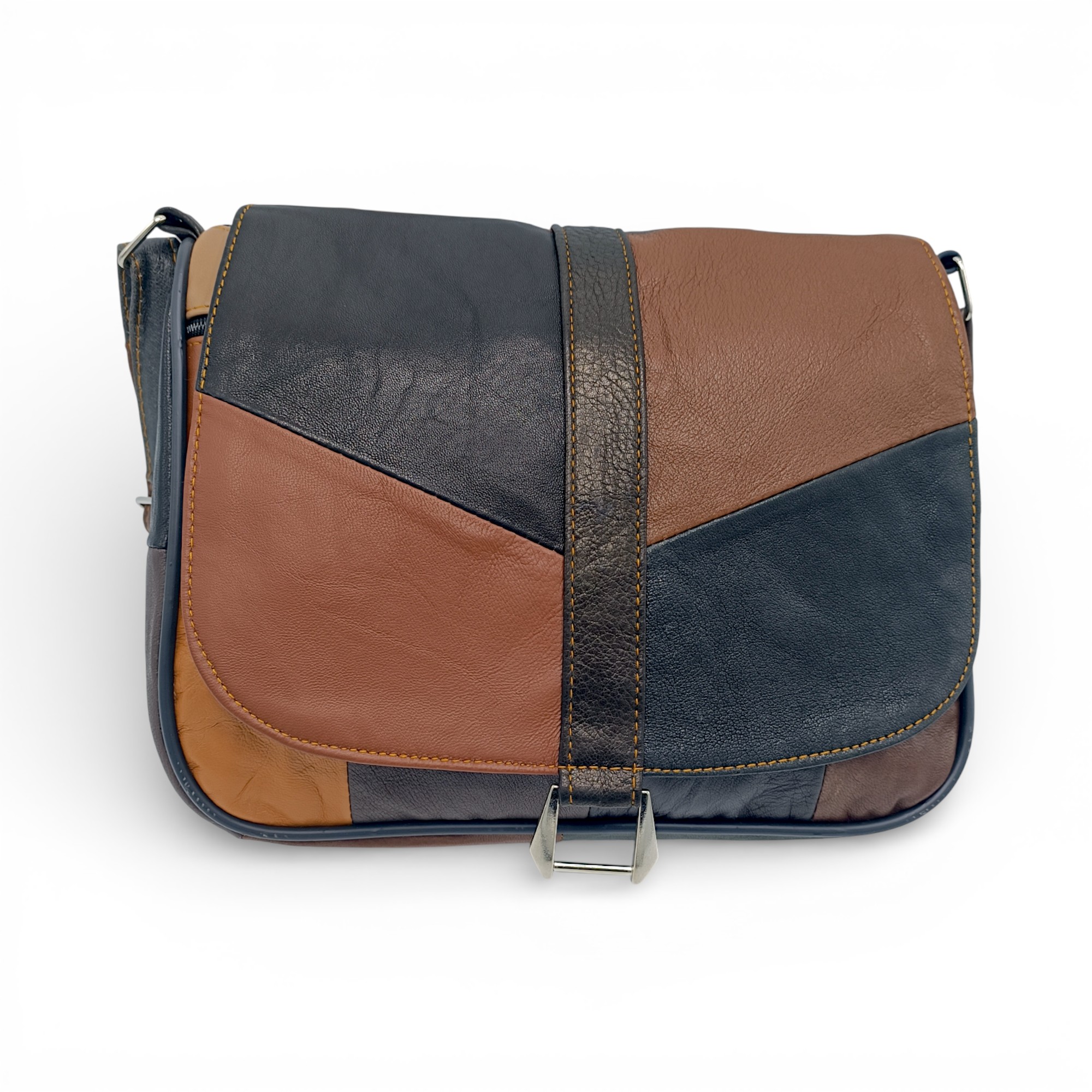 Geantă Damă Unicat Lucia R45-495, Piele Naturală, Multicolor (4) Geantă Damă Unicat Lucia R45-495, Piele Naturală, Multicolor