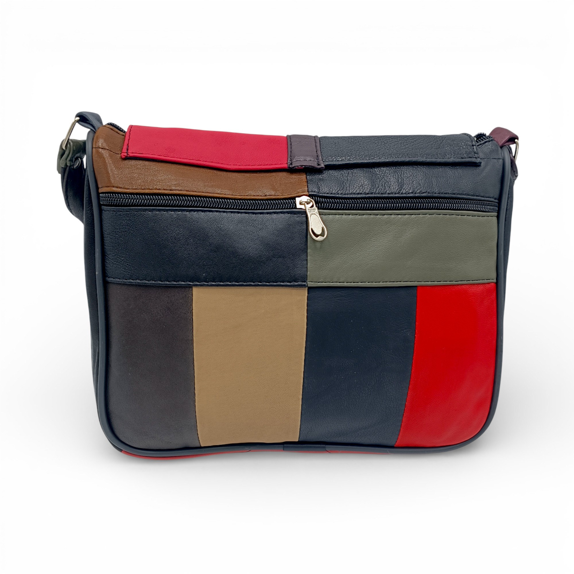 Geantă Damă Unicat Lucia R45-496, Piele Naturală, Multicolor