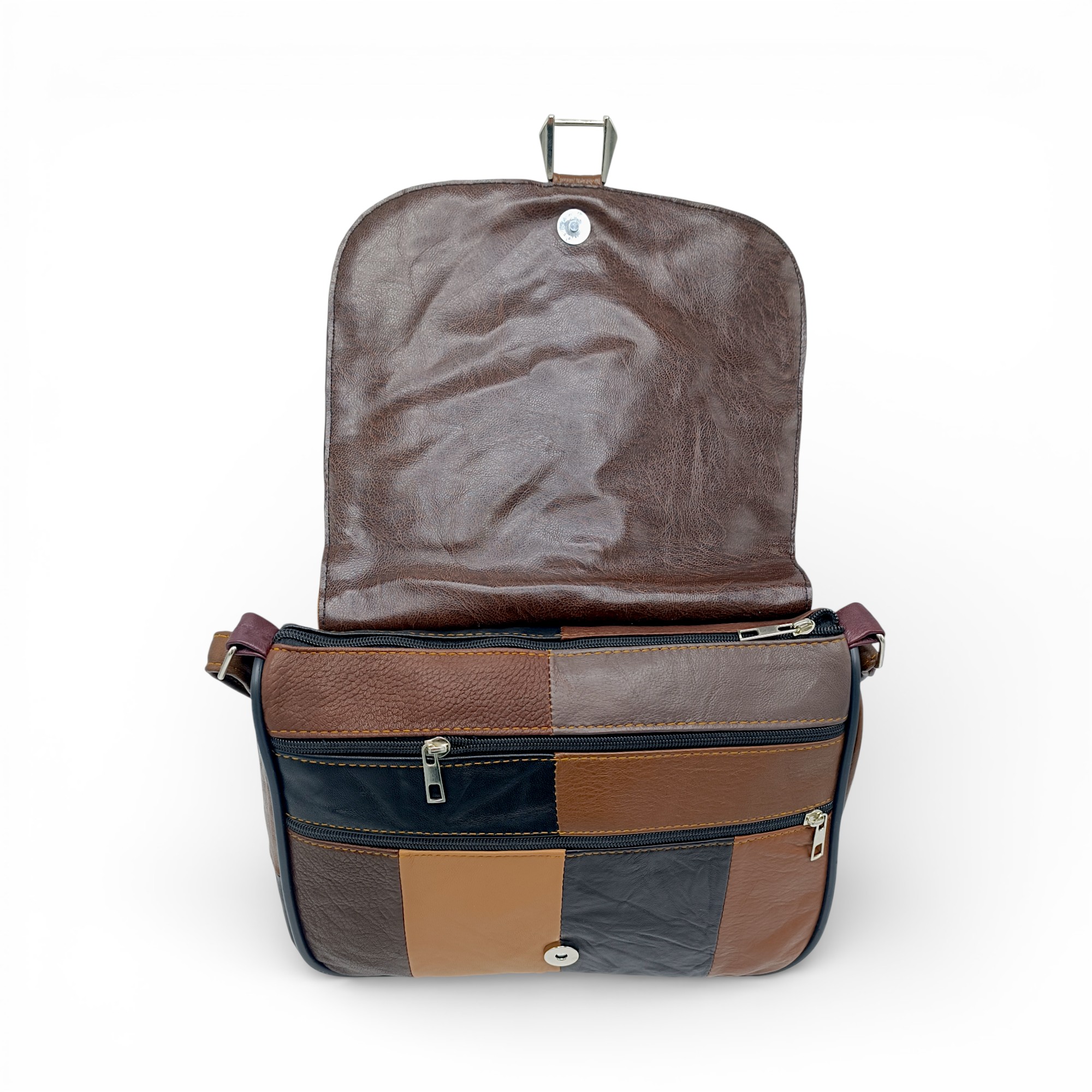 Geantă Damă Unicat Lucia R45-498, Piele Naturală, Multicolor (9) Geantă Damă Unicat Lucia R45-498, Piele Naturală, Multicolor