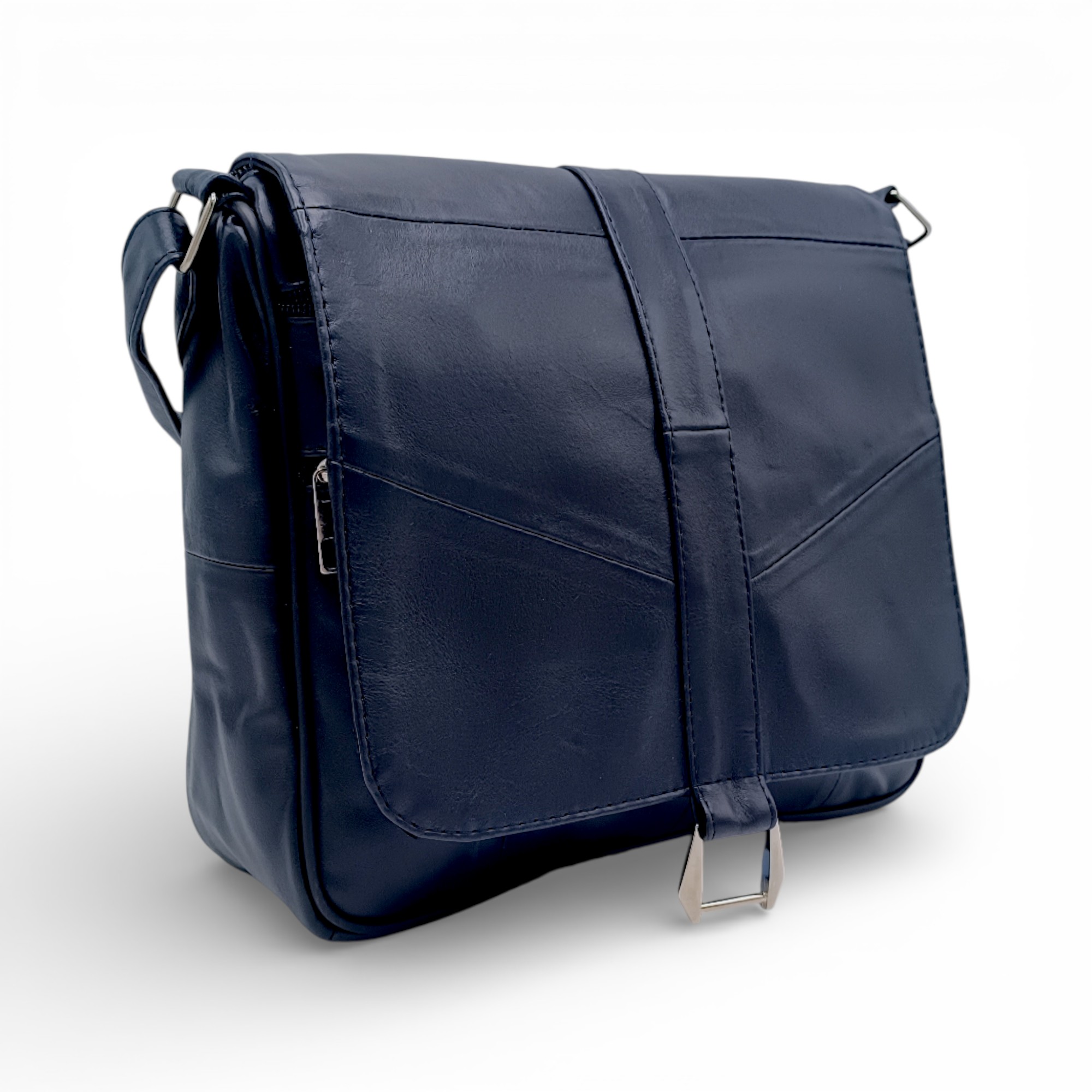 Geantă Damă Unicat Lucia R45-K18, Piele Naturală (1) Geantă Damă Unicat Lucia R45-K18(Bleumarin), Piele Naturală