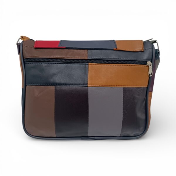 Geantă Damă Unicat Lucia R45-L3, Piele Naturală, Multicolor