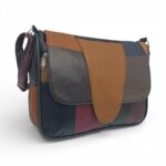 Geantă Damă Unicat Lucia R45-L4, Piele Naturală, Multicolor