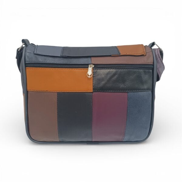 Geantă Damă Unicat Lucia R45-L4, Piele Naturală, Multicolor