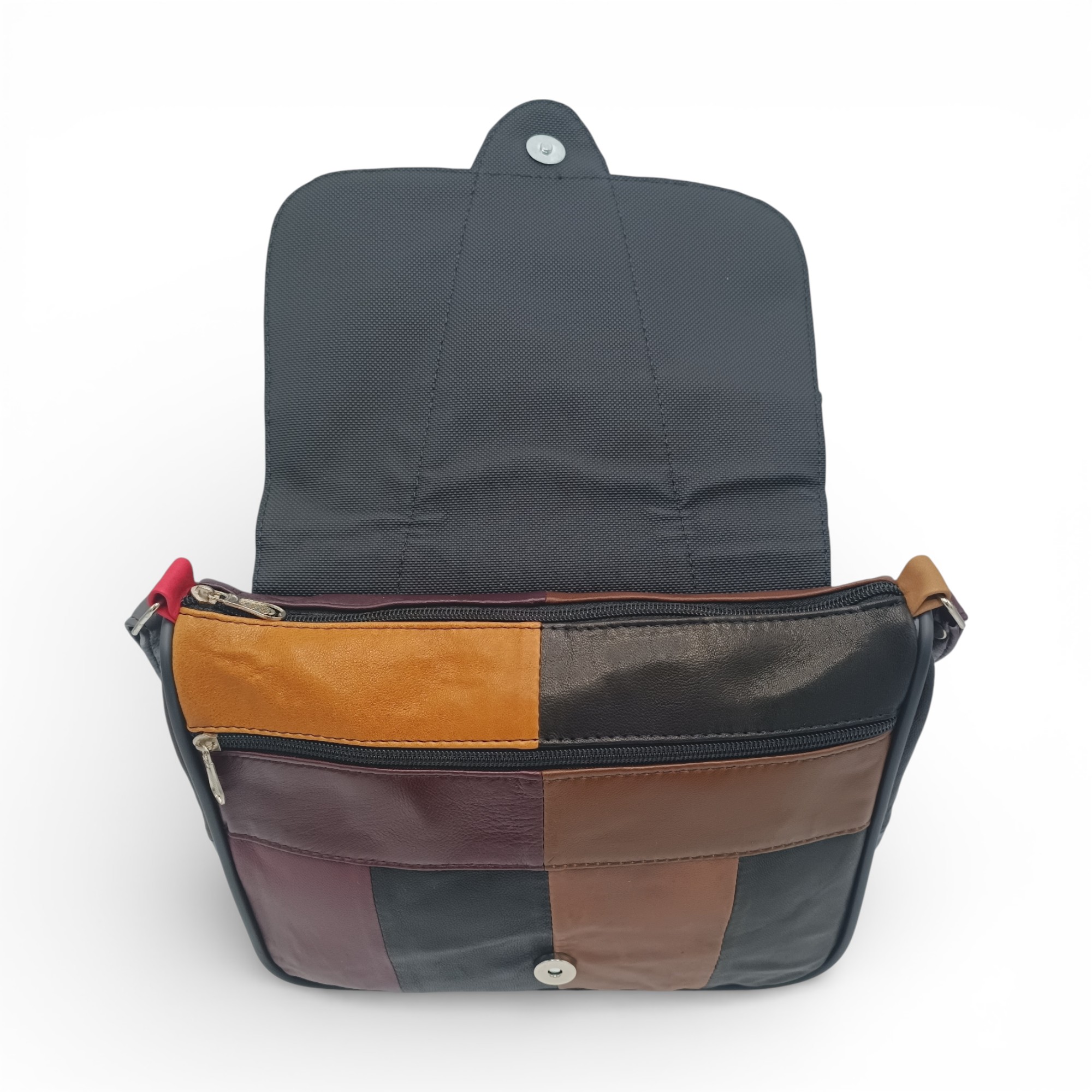 Geantă Damă Unicat Lucia R45-L6, Piele Naturală, Multicolor (7) Geantă Damă Unicat Lucia R45-L6, Piele Naturală, Multicolor