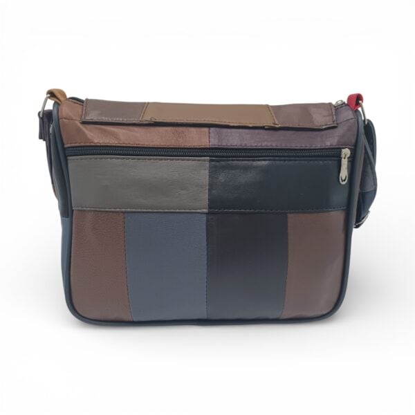 Geantă Damă Unicat Lucia R45-L6, Piele Naturală, Multicolor