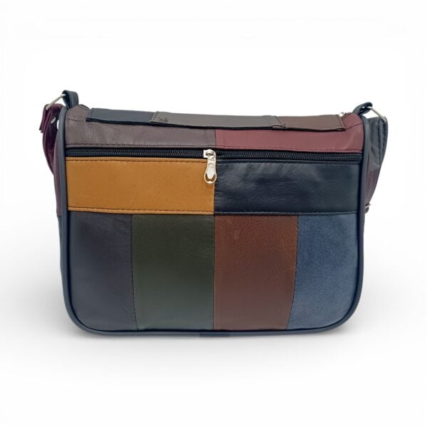 Geantă Damă Unicat Lucia R45-L7, Piele Naturală, Multicolor