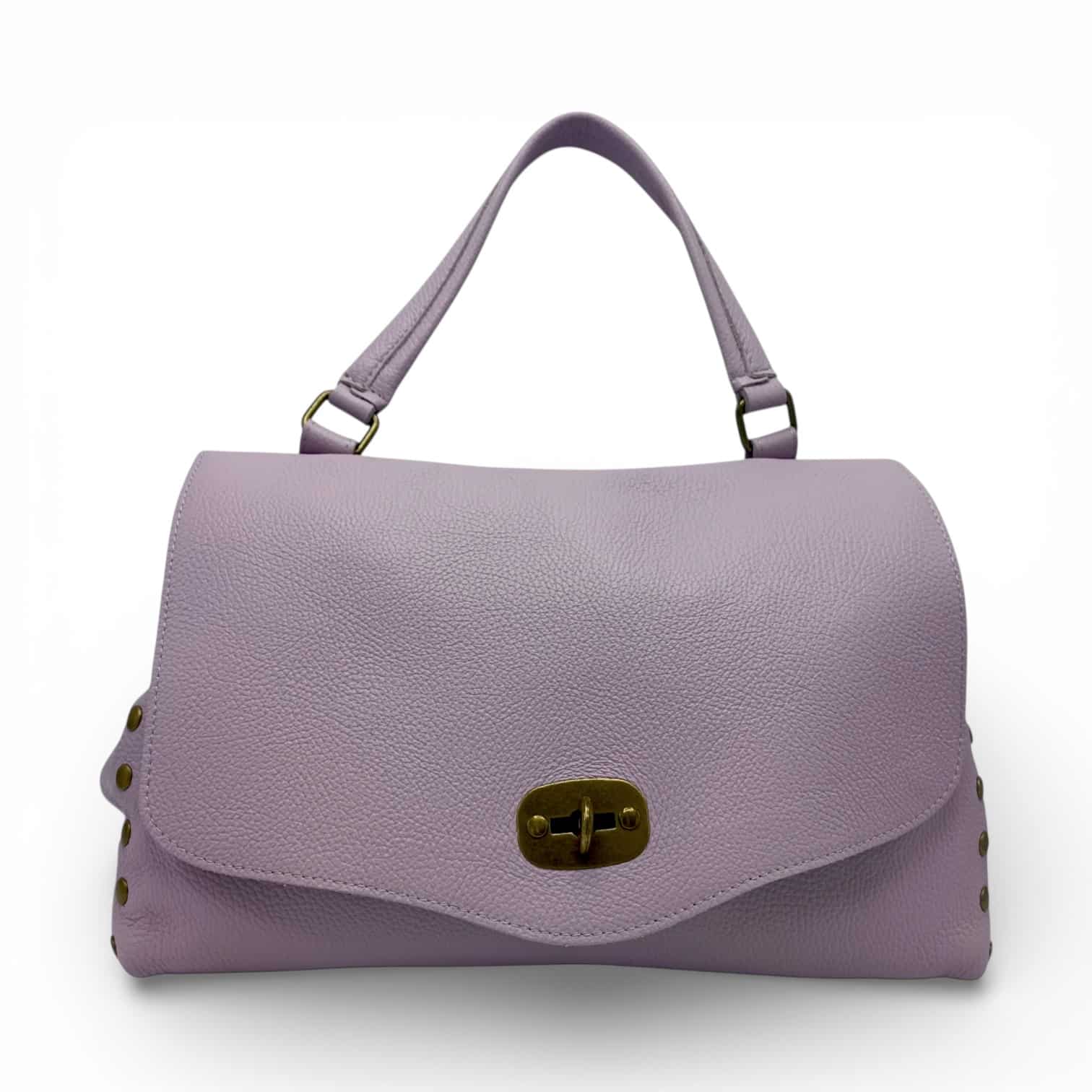 Geantă din piele naturală Belle Monique Boemia HM6515-Lavanda