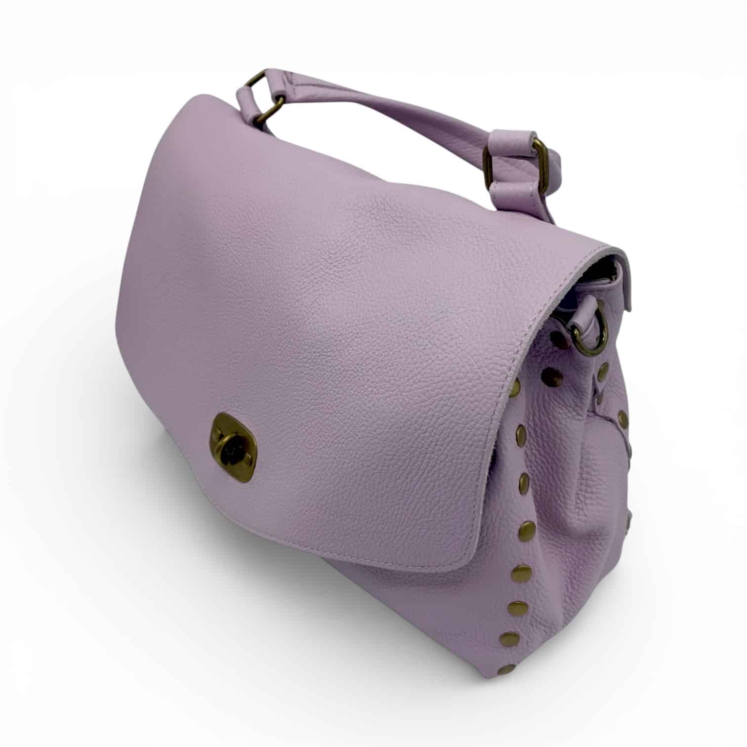 Geantă din piele naturală Belle Monique Boemia HM6515-Lavanda