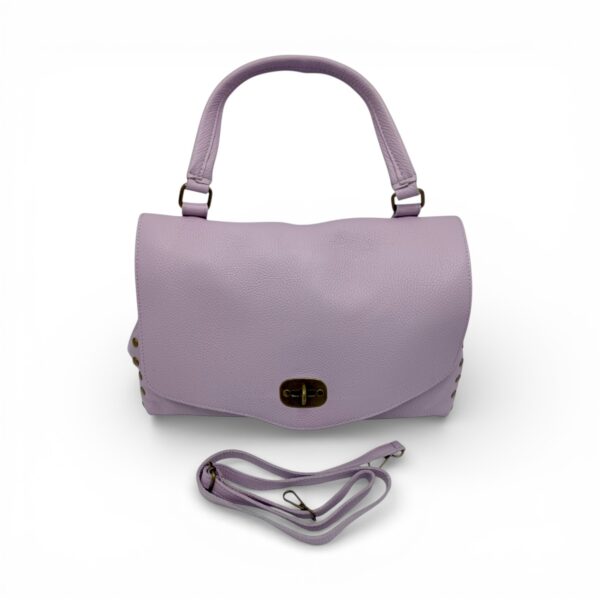 Geantă din piele naturală Belle Monique Boemia HM6515-Lavanda