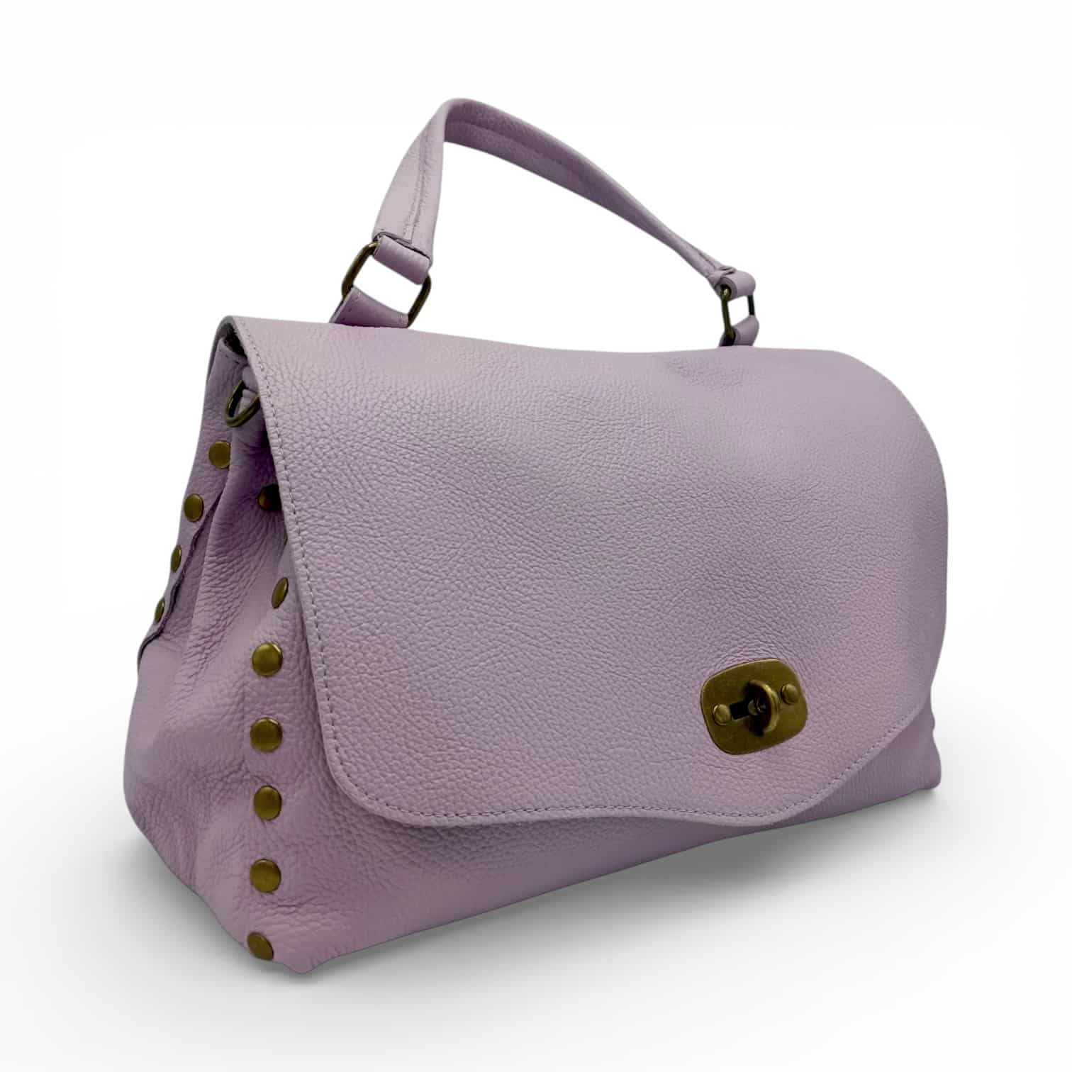 Geantă din piele naturală Belle Monique Boemia HM6515-Lavanda