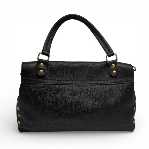 Geantă din piele naturală Belle Monique Boemia HM6515-Negru