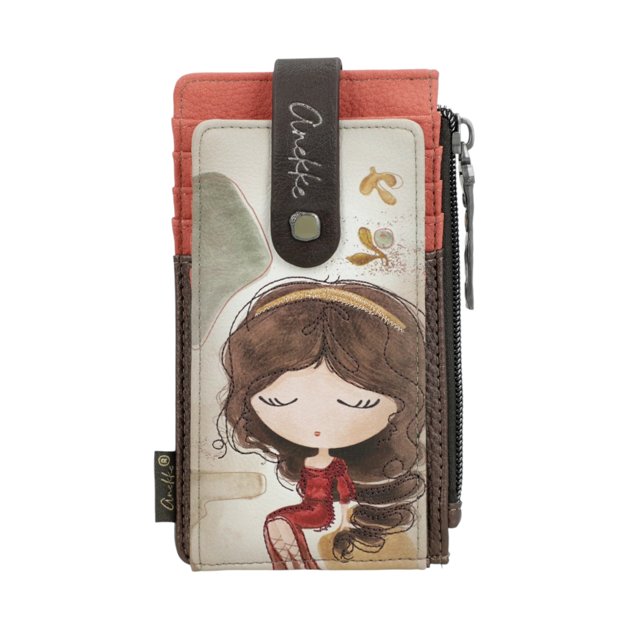 Portcard damă Anekke Muse cu clapetă 42709-013 - design artistic original