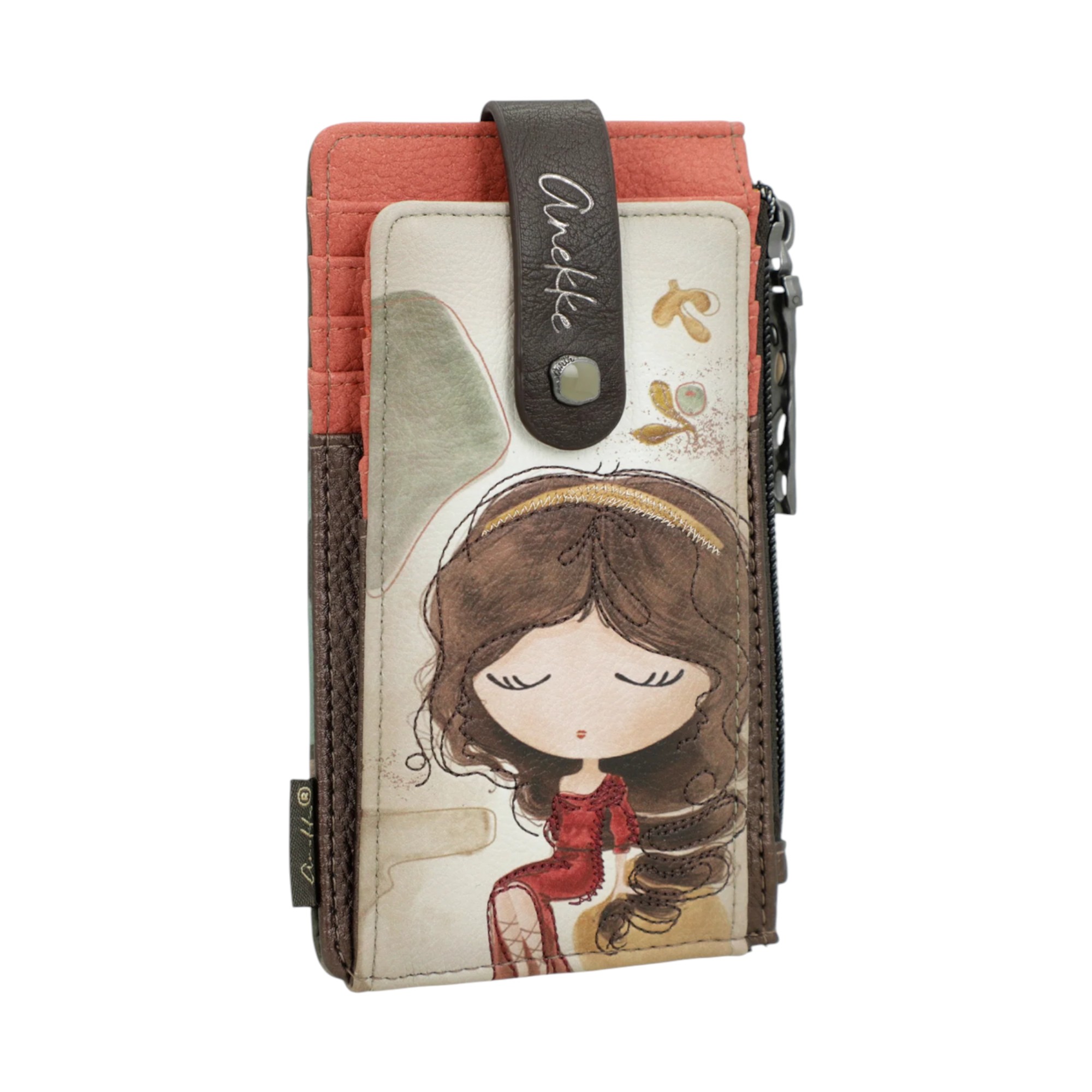 Portcard damă Anekke Muse cu clapetă 42709-013 - design artistic original