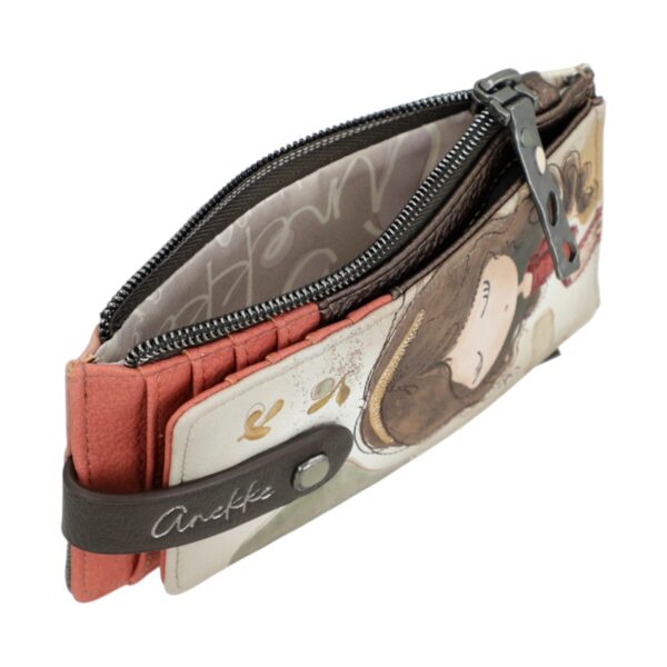 Portcard damă Anekke Muse cu clapetă 42709-013 - design artistic original