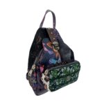 Rucsac Damă Eveline R85-209, Piele Naturală, Multicolor