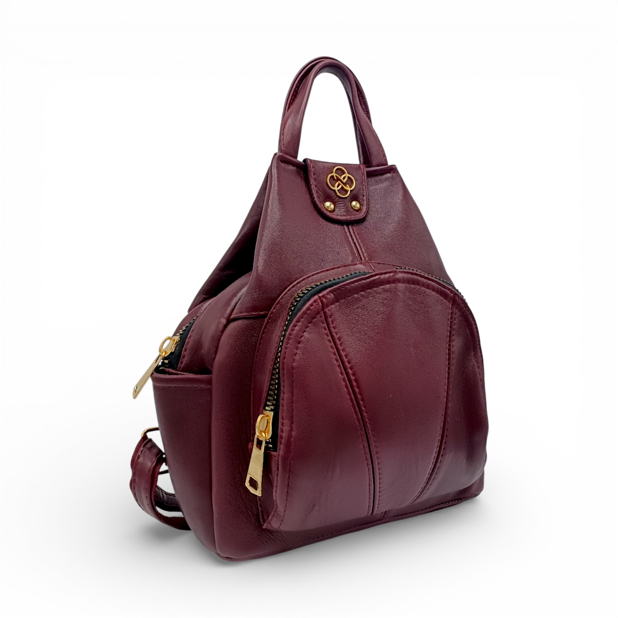 Rucsac Damă Piele Naturală, Design Multicolor – Eveline R91-BG-