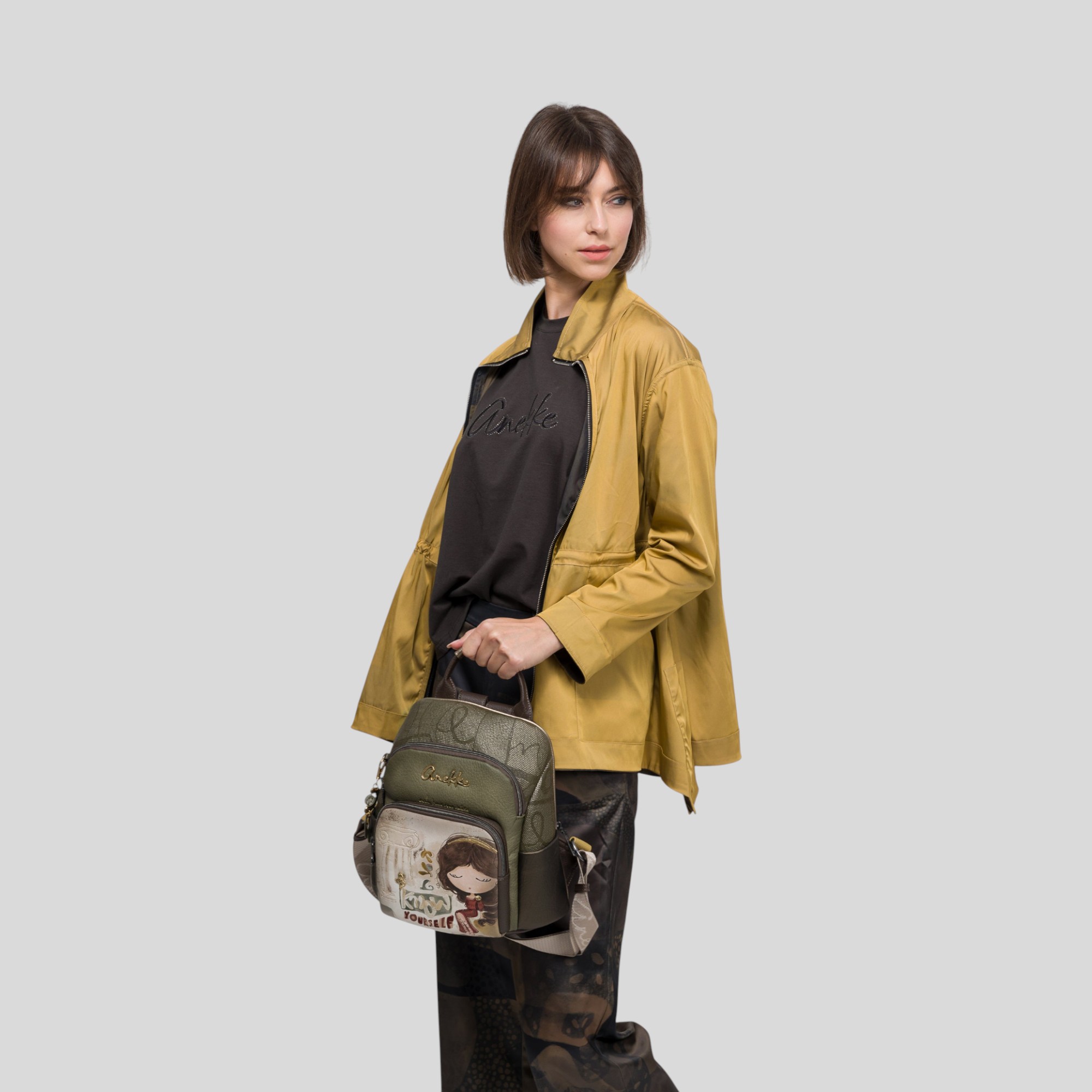 Rucsac damă Anekke Muse 42705-213 (8) Rucsac damă Anekke Muse 42705-213 - stil feminin, compartimentare generoasă și confort zilnic