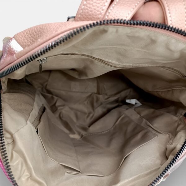 Rucsac damă patchwork floral multicolor Silvia Rosa SR25-082H -Roz Pudră- design modern