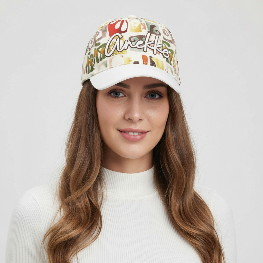 Șapcă damă Anekke Amphora 42471-021 (1) Șapcă damă Anekke Amphora 42471-021 - șapcă casual cu imprimeu artistic