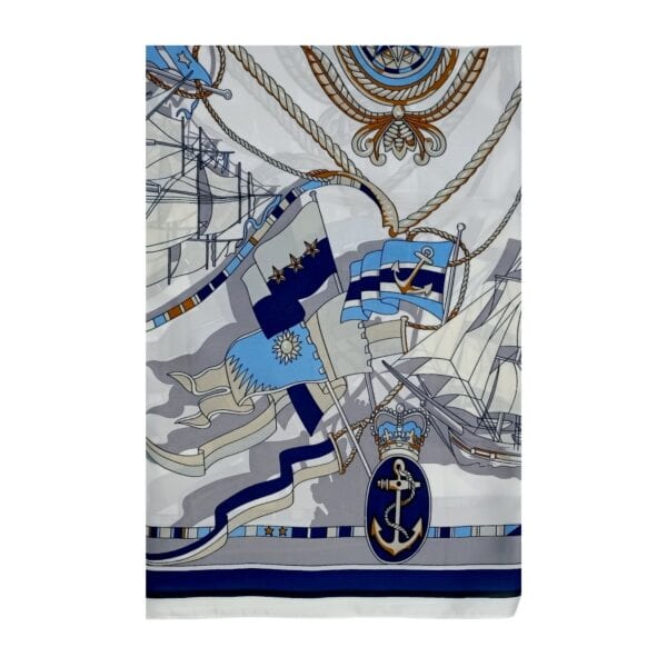 Eșarfă Feeling Silk – Alexa G&D-211 (85×180 cm) | Azure Nautique, Cutie Cadou