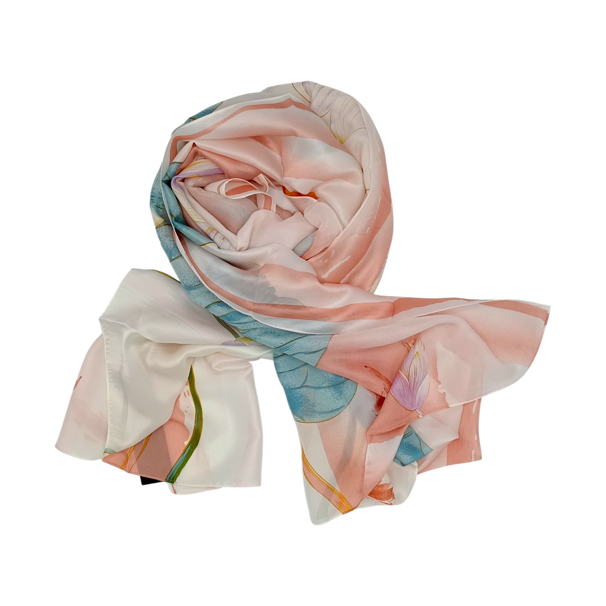 Eșarfă Feeling Silk – Alexa G&D-214 (85×180 cm) Blush Lotus Dream, Cutie Cadou (3) Eșarfă Feeling Silk – Alexa G&D-214 (85×180 cm) | Blush Lotus Dream, Cutie Cadou