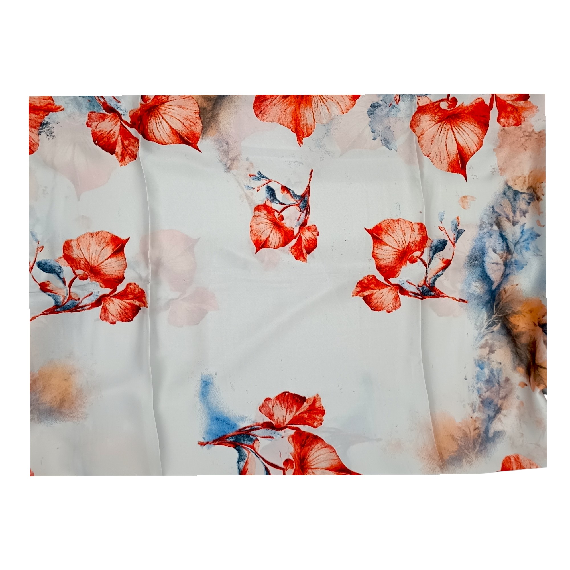 Eșarfă Feeling Silk – Alexa G&D-216 (85×180 cm) | Scarlet Petal Dream, Cutie Cadou