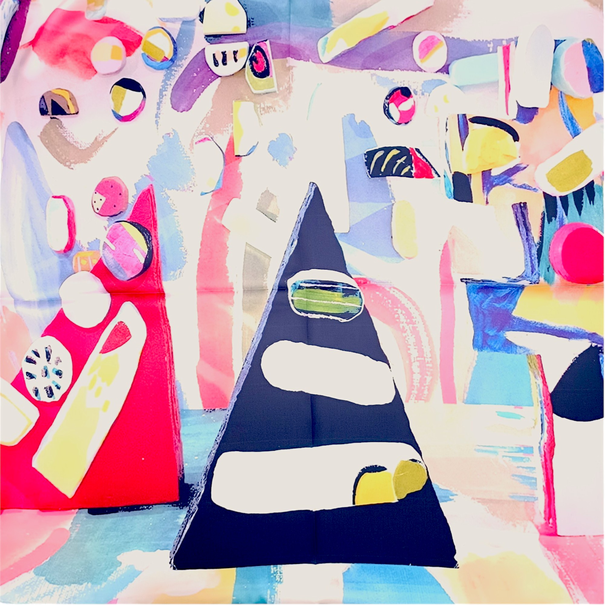 Eșarfă damă 100% mătase naturală – Artistic Geometry SG10-1 (70x70 cm) Print Modern, Cutie Cadou (1) Eșarfă damă 100% mătase naturală – Artistic Geometry SG10-1 (70x70 cm) | Print Modern, Cutie Cadou