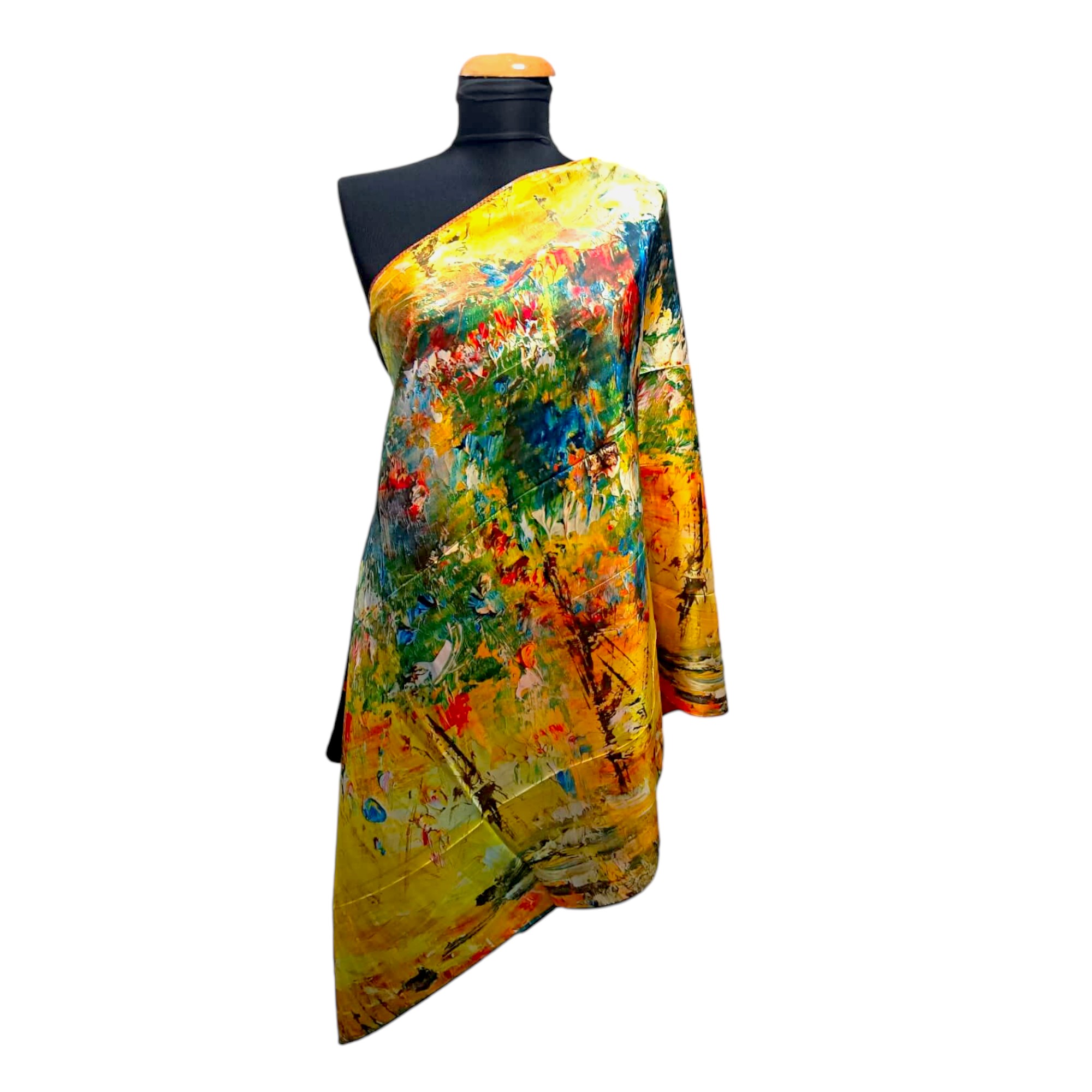 Eșarfă damă EVS-Collection Signature Silk – ESX16-6 (180×68 cm) Eșarfă lungă din mătase 100%, model două fețe (2) Eșarfă damă EVS-Collection Signature Silk – ESX16-6 (180×68 cm) | Eșarfă lungă din mătase 100%, model două fețe