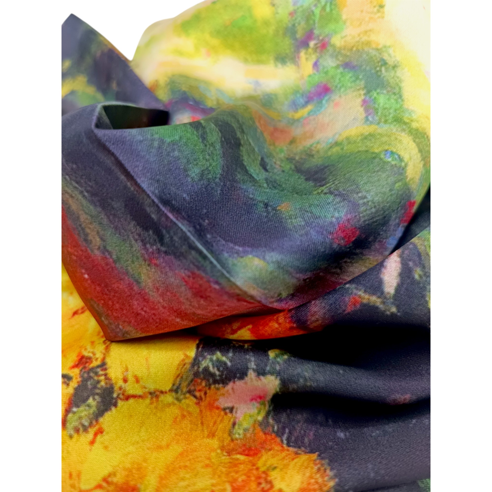 Eșarfă damă mătase naturală 100% – Sunflower Landscape SG10-3 (70×70 cm) Print Artistic Impressionist, Cutie Cadou (1) Eșarfă damă mătase naturală 100% – Sunflower Landscape SG10-3 (70×70 cm) | Print Artistic Impressionist, Cutie Cadou