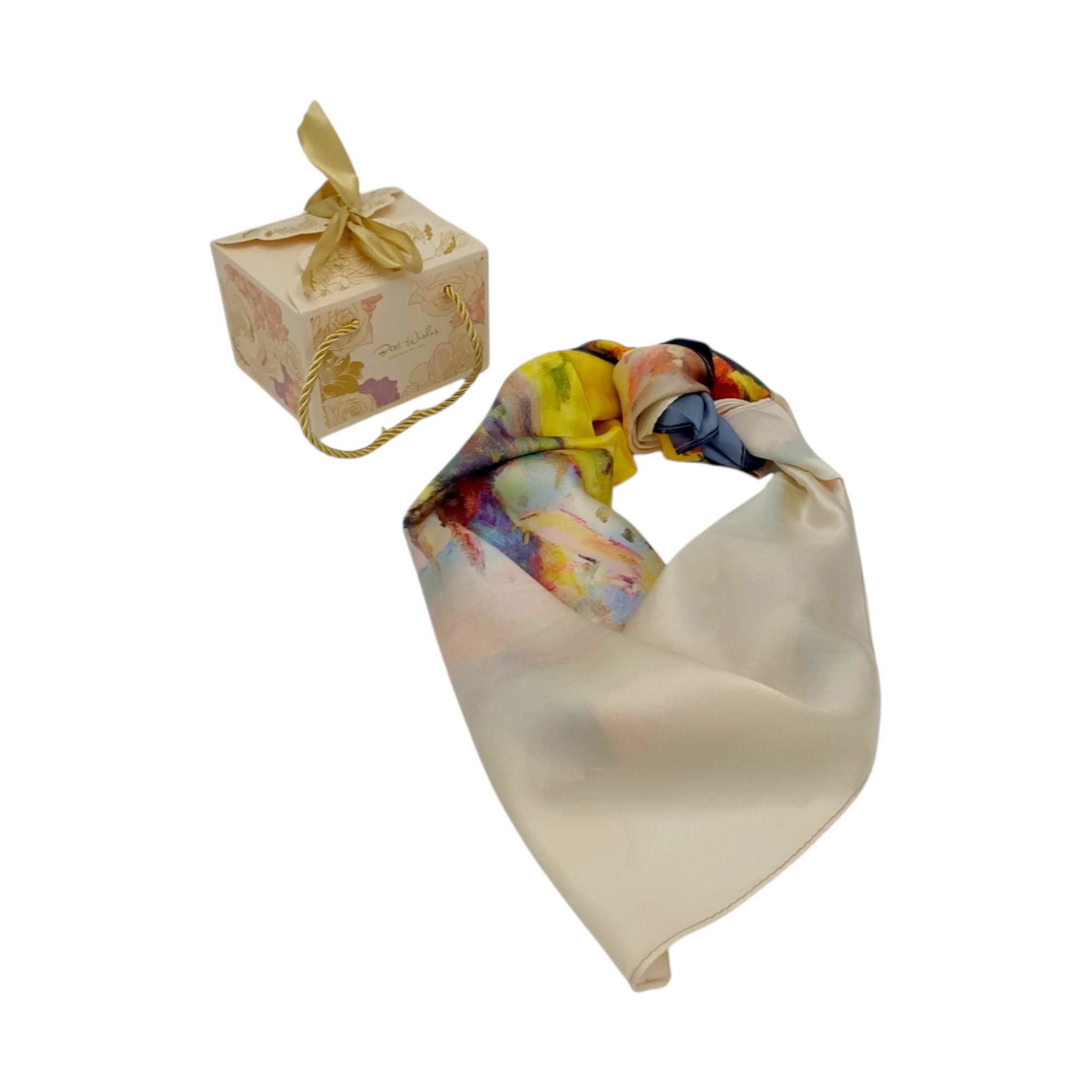 Eșarfă damă mătase naturală 100% – Sunflower Landscape SG10-3 (70×70 cm) Print Artistic Impressionist, Cutie Cadou (6) Eșarfă damă mătase naturală 100% – Sunflower Landscape SG10-3 (70×70 cm) | Print Artistic Impressionist, Cutie Cadou