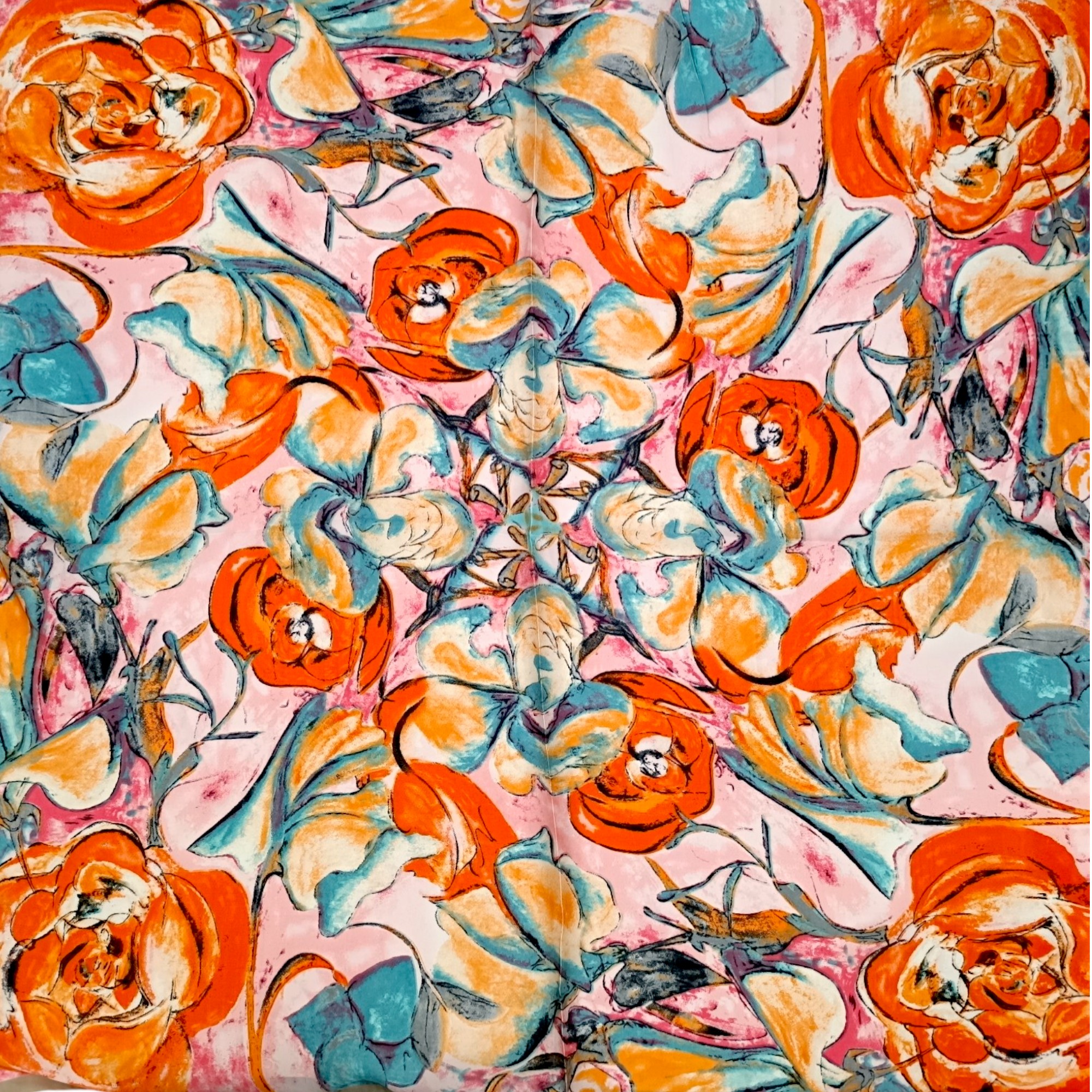 Eșarfă damă pătrată „Coral Mirage” YF73-1 – 70x70 cm, 100% vâscoză Print artistic floral, Cutie Cadou inclusă (1) Eșarfă damă pătrată „Coral Mirage” YF73-1 – 70x70 cm, 100% viscoză | Print artistic floral, Cutie Cadou inclusă
