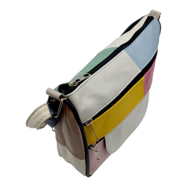 Geanta Damă Lucia R45-JM43,Multicolor , Piele Naturală, dimensiune 27 x 8 x 22 cm