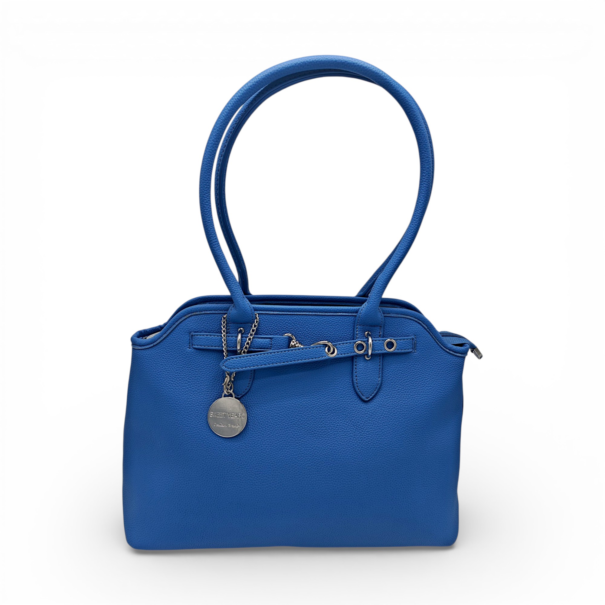 Geantă damă Sweet Years Italian OSY66884 – Albastru Denim, design elegant structurat (2) Geantă damă Sweet Years Italian OSY66884 – Albastru Denim, design elegant structurat