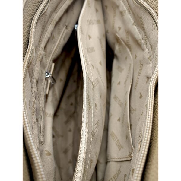 Geantă damă Sweet Years Italian OSY66884 – Cappuccino, design elegant urban